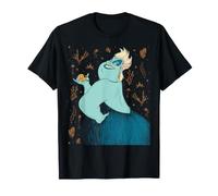 Disney Villains Ursula Vintage Art Style Collage Maglietta