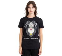 Disney Villains Valentine's Day Ursula, Leaving U Speechless Ladies T Shirt, Black, Nero, L Donna