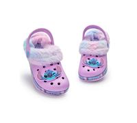 Zoccoli Disney Viola Stitch foderati di pelliccia Bambine