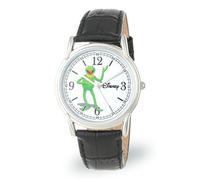 Disney W000541 Kermit The Frog Cardiff Orologio da uomo, Nero, Orologi per bambini