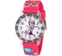 Disney WDS000503 - Orologio analogico al quarzo con cinturino in plastica, rosa, Classico
