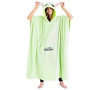 Disney Wearable Blanket Felpa con Cappuccio, Verde, Taglia Unica Unisex-Adulto