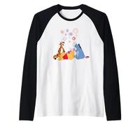 Disney Winnie The Pooh 4th of July Fireworks USA 250th Maglia con Maniche Raglan