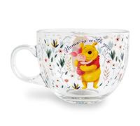 Disney Winnie the Pooh and Piglet - Tazza da caffè grande per espresso, tè, moka, 453,6 ml