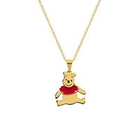Disney Winnie The Pooh C903004YL-P - Collana placcata in oro, Argento sterling