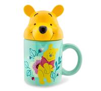 Disney Winnie The Pooh Ceramica Tazza Con Scolpito Topper Contiene 532ml