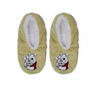 Disney Winnie the Pooh Cosy Slipper Socks, Giallo, Taglia Unica 4-8