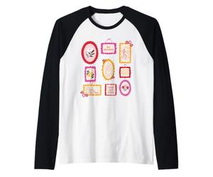 Disney Winnie the Pooh Cross Stitch Frames 100th Anniversary Maglia con Maniche Raglan