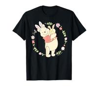 Disney Winnie the Pooh Easter Bunny Hug Pastel Spring Flower Maglietta