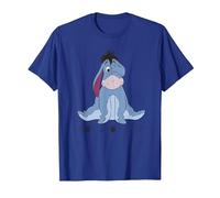 Disney Winnie The Pooh Eeyore Born To Sleep Maglietta, Uomo, Blu Reale, S