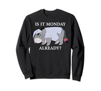 Disney Winnie the Pooh Eeyore "Is it Monday Already?" Funny Felpa