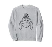 Disney Winnie The Pooh Eeyore Sketchy Face Felpa
