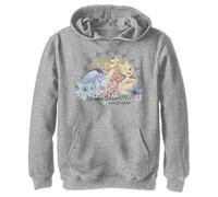 Disney Winnie The Pooh - Felpa con Cappuccio Winnie And Friends Yth, Grigio mélange 5/6, Grigio, S