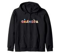 Disney Winnie the Pooh & Friends Grandpa Gift Family Trip Felpa con Cappuccio