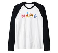 Disney Winnie the Pooh & Friends Mama Mother's Day Birthday Maglia con Maniche Raglan