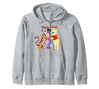 Disney Winnie The Pooh Group Shot Hug Felpa con Cappuccio
