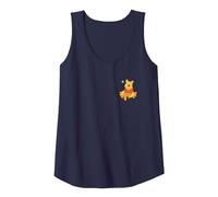 Disney Winnie the Pooh Hunny in My Pocket Canotta, Donna, Navy, L