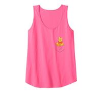 Disney Winnie the Pooh Hunny in My Pocket Canotta, Donna, Rosa Fluo, S
