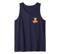 Disney Winnie the Pooh Hunny in My Pocket Canotta, Uomo, Navy, S