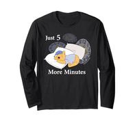 Disney Winnie the Pooh "Just 5 More Minutes" Funny Sleepy Maglia a Manica
