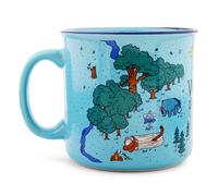 Disney Winnie The Pooh Mappa Di Hundred Acro Legno Ceramica Tazza Contiene 591ml
