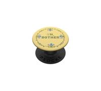 Disney Winnie the Pooh Oh Bother Cross Stitch Style PopSockets PopGrip Adesivo