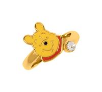 Disney Winnie The Pooh RF00392YRWL - Anello placcato in oro giallo e rosso con pietra trasparente, Metallo, Nessuna pietra preziosa