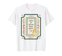 Disney Winnie the Pooh Take it Slow and Rest Cross Stitch Maglietta