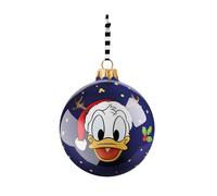 Disney Winter Magic, Donald Duck pallina di natale in porcellana 8 cm