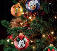 Disney Winter Magic, Mickey Mouse pallina di natale in porcellana 8 cm