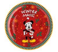 Disney Winter Magic, Mickey Mouse piatto panettone 31 cm