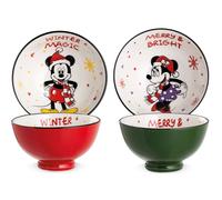 Disney Winter Magic, set 2 coppette Mickey e Minnie Mouse 300 ml