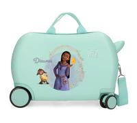 Disney Wish Dreamer Luggage - Bagaglio a mano per ragazzi e ragazze, Dreamer Side Combination Lock con 4 ruote, realizzato in ABS, un materiale rigido e leggero.