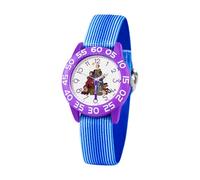 DISNEY Wish - Orologio analogico per bambini, per imparare a leggere l'ora, Blu, plastica