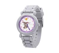 DISNEY Wish - Orologio analogico per bambini, per insegnanti, orologio per bambini, grigio, silicone di plastica, grigio, silicone di plastica, grigio, Silicone di plastica