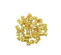 Disney WISH - Set di 50 ornamenti dorati per trecce, gioielli per capelli
