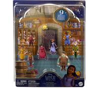 Disney Wish The Teens Pack Confezione 9 Mini Personaggi Mattel
