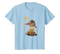 Disney Wish Valentino & Star Magical Wishing Duo Portrait Maglietta, Bambini, Celeste, 4 anni