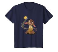 Disney Wish Valentino & Star Magical Wishing Duo Portrait Maglietta, Bambini, Navy, 2 anni