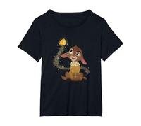 Disney Wish Valentino & Star Magical Wishing Duo Portrait Maglietta, Donna plus-size, Nero, 1X