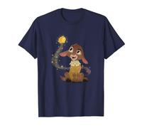 Disney Wish Valentino & Star Magical Wishing Duo Portrait Maglietta, Uomo, Navy, 3XL