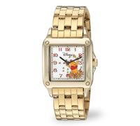 Disney Women's Winnie The Pooh Analog-Quartz Watch with Stainless-Steel Strap, Gold, 18 (Model: 51107-3-B-7