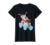 Disney Wreck-It Ralph 2 Cinderella And Vanellope Driving Maglietta, Donna, Nero, 3XL
