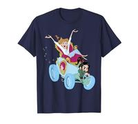Disney Wreck-It Ralph 2 Cinderella And Vanellope Driving Maglietta, Uomo, Navy, 4XL