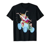 Disney Wreck-It Ralph 2 Cinderella And Vanellope Driving Maglietta, Uomo, Nero, 6XL