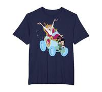 Disney Wreck-It Ralph 2 Cinderella And Vanellope Driving Maglietta, Uomo taglie grandi, Navy, 3X Tall