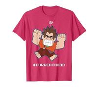 Disney Wreck It Ralph 2 #Current Mood Maglietta, Uomo, Rosso Mélange, XXL