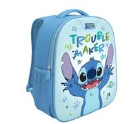 Disney Zaino 3D per la Scuola con Stitch, Minnie Mouse e Frozen | Grazioso Zainetto per la Scuola Materna con Tasca per Bottiglia e Spallacci Imbottiti | Leggero Zaino per l'Asilo con 1 Scomparto per