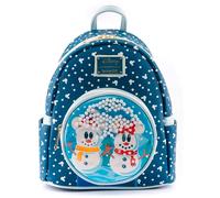 Disney Zaino Loungefly Mickey Minnie Pupazzo Di Neve 26 Cm