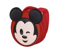 DISNEY Zaino 'Mickey Mouse Send-Emoji' beige / rosso / nero Bambini DISNEY One Size